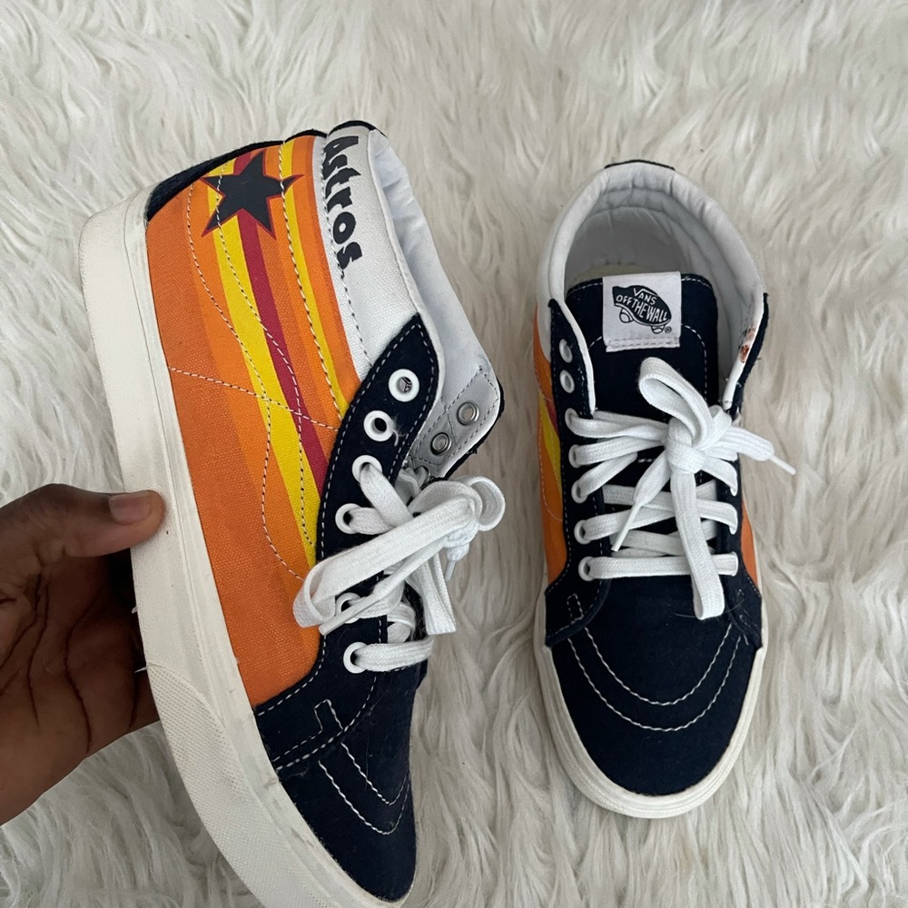 Vans Astros blue nights mid sneakers - Picture 6 of 7